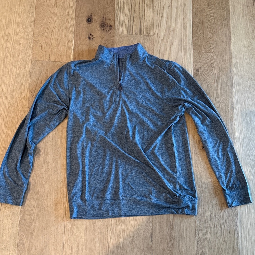 Tailorbyrd Gray Quarter-Zip Pullover